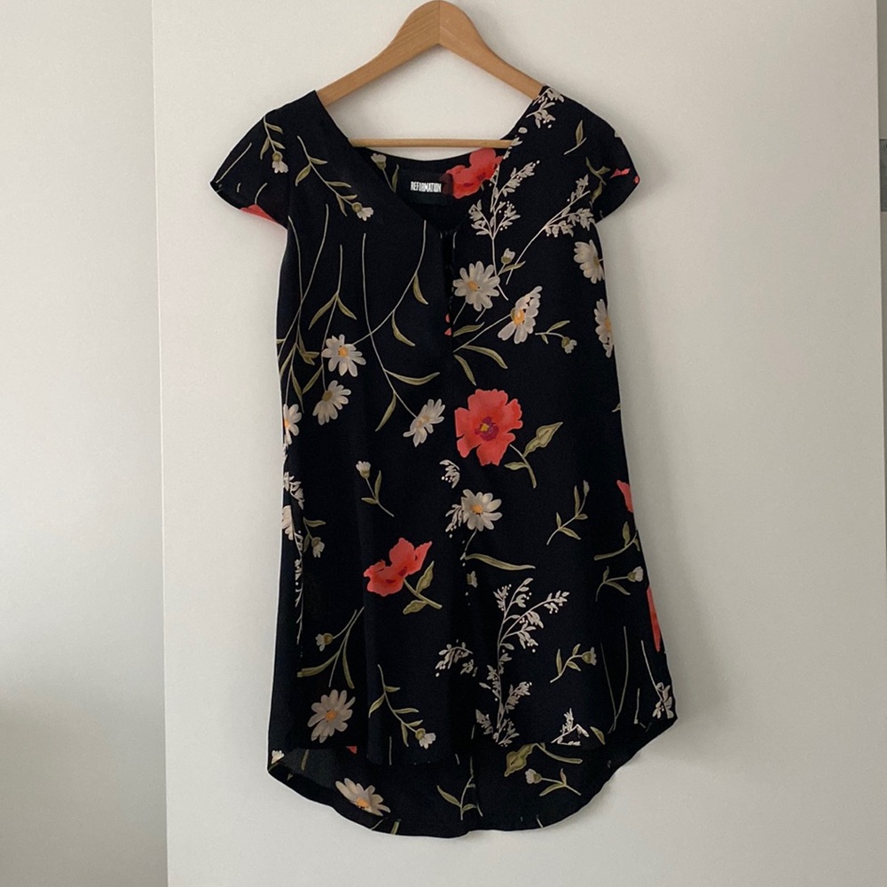 Reformation Floral Mini Dress